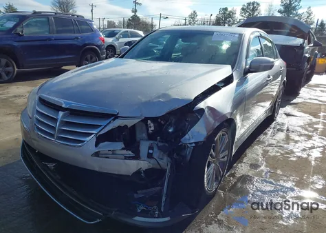 2013 Hyundai Genesis 3.8 из США, поврежденный, VIN KMHGC4DD2DU250439